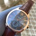 Drive De Cartier 40mm RG Black Dial Brown Leather Strap APSF A23J