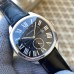 Drive De Cartier 40mm Black Dial Black Leather Strap APSF A23J