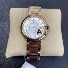 Ballon Bleu De Cartier 36mm RG White Dial RG Bracelet AF A2824