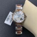 Ballon Bleu De Cartier 36mm RG/SS White Dial RG/SS Bracelet AF A2824