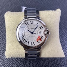 Ballon Bleu De Cartier 42mm White Dial SS Bracelet AF A2824