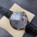 Ballon Bleu De Cartier 42mm Black Dial Black Leather Strap AF A2824