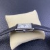 Tank 24mm White Dial Black Leather Strap DRF Swiss Quartz