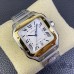 Santos Large 40mm YG Bezel White Dial YG/SS Bracelet BVF MY9015