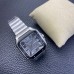 Santos Large 40mm Black Bezel Grey Dial SS Bracelet BVF MY9015