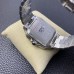 Santos Large 40mm Black Bezel Grey Dial SS Bracelet BVF MY9015