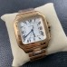 Santos Large 40mm RG White Dial RG Bracelet BVF MY9015