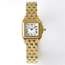PANTHRE 22mm Ladies YG White Dial YG Bracelet BVF Swiss Quartz