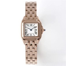 PANTHRE 22mm Ladies RG White Dial RG Bracelet BVF Swiss Quartz
