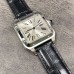 Santos Dumont 38*27.5mm White Dial Black Leather Strap F1F Swiss Quartz