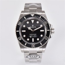 Submariner No Date 41mm 124060 904L Ceramic Black Dial SS Bracelet Clean Factory CF VR3230