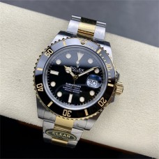 Submariner 41mm 126613LN 904L Ceramic Black Dial YG/SS Bracelet Clean Factory CF VR3235