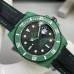 DIW Submariner 40mm Green Bezel Black Dial Black Nylon Strap VSF VS3135