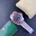 DIW Submariner 40mm Red Bezel Carbon Dial SS Bracelet VSF VS3135