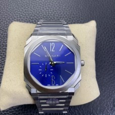 Octo Finissimo 40mm Blue Dial SS Bracelet BVF MY9015