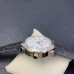 Octo Roma 41mm White Dial Black Leather Strap BVF MY9015