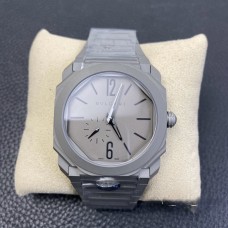 Octo Finissimo 40mm Grey Dial Grey Bracelet BVF MY9015