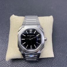 Octo Roma 41mm Black Dial SS Bracelet BVF MY9015