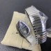 Serpenti Spiga 35mm Ladies Dark Red Dial SS Bracelet BVF Swiss Quartz