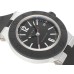 Aluminium 40mm Black Dial Black Rubber Strap BVF A2892