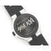 Aluminium 40mm Steve Aoki White Dial Black Rubber Strap BVF A2892