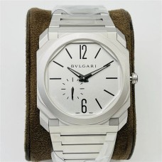 Octo Finissimo 40mm White Dial SS Bracelet BVF MY9015