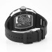 RM055 Black Ceramic Skeleton Dial Black Crown Black Rubber Strap KVF NH05