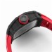 RM035-02 Real NTPT Skeleton Dial Red Crown Red Rubber Strap BBRF NH05A
