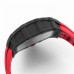 RM035-02 Real NTPT Skeleton Dial Red Crown Red Rubber Strap BBRF NH05A
