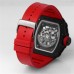 RM035-02 Real NTPT Skeleton Dial Red Crown Red Rubber Strap BBRF NH05A
