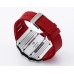 RM035 White Real NTPT Skeleton Dial Red Crown Red Rubber Strap BBRF NH05A