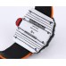 RM035 White Real NTPT Skeleton Dial Red Crown Orange Rubber Strap BBRF NH05A