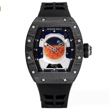 RM052 Tourbillon Black Titanium Skeleton Dial Black Rubber Strap YSF Tourb