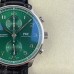 IWC Portugieser Chrono 41mm IW371615 Green Dial Black Leather Strap ZF A7750