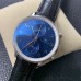 IWC Portugieser Chrono Laureus Sport 41mm IW371432 Blue Dial Black Leather Strap ZF A7750