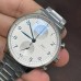 IWC Portugieser Chrono 41mm IW371617 White Dial SS Bracelet ZF A7750