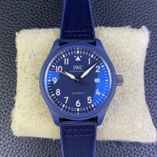 IWC Pilot Mark XVIII 40mm IW328101 Ceramic Blue Dial Blue Rubber Strap V7F A2892