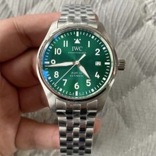 IWC Pilot Mark XX 40mm IW328206 Green Dial SS Bracelet V7F A2892