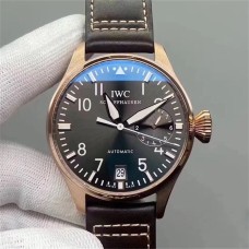 IWC Big Pilot 46mm IW500917 RG Grey Dial Brown Leather Strap ZF A51111