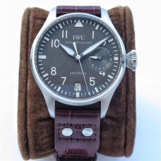 IWC Big Pilot 46mm IW500402 Grey Dial Brown Leather Strap ZF A51111