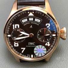 IWC Big Pilot 46mm IW502704 RG Brown Dial Brown Leather Strap YLF A52850