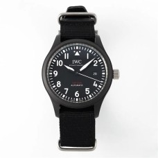 IWC Pilot TopGun 41mm IW326906 Black Dial Black Nylon Strap ZF A32111