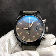 IWC Pilot Chrono TopGun 46mm IW388002 Green Dial Green Nylon Strap ZF A7750