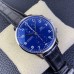IWC Portugieser Chrono 41mm 150 Years Blue Dial Black Leather Strap ZF A7750