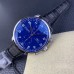 IWC Portugieser Chrono 41mm 150 Years Blue Dial Black Leather Strap ZF A7750