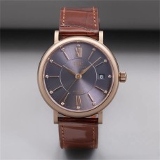 IWC Portofino 37mm Ladies RG Grey Dial Leather Strap V7F A2892