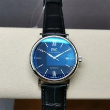 IWC Portofino 40mm 150 Years Blue Dial Black Leather Strap V7F A2892