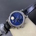 IWC Da Vinci Chrono Laureus Sport 42mm IW393402 Blue Dial Black Leather Strap ZF A7750