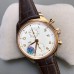 IWC Da Vinci Chrono 42mm RG White Dial Brown Leather Strap ZF A7750