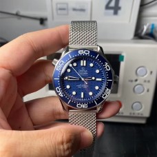 Seamaster Diver 300M James Bond 60th Anniversary 42mm Blue Dial SS Bracelet VSF A8806